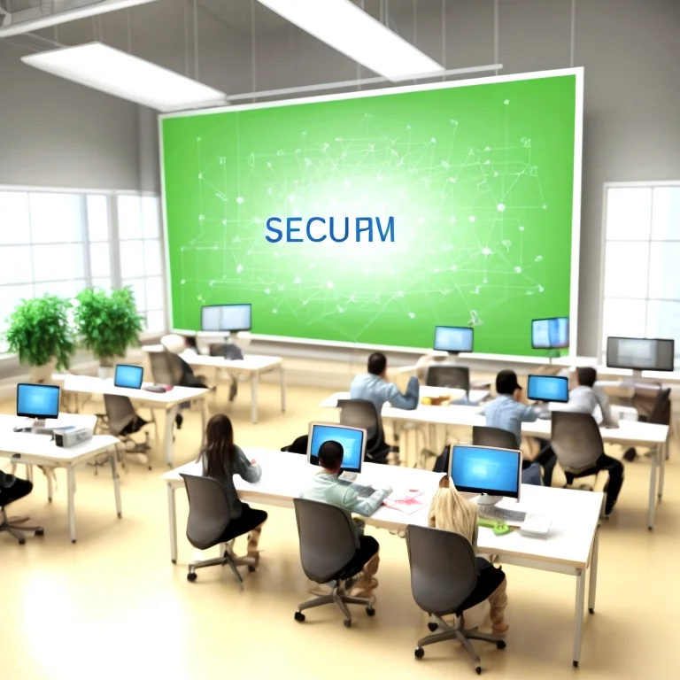 オンライン学習でセキュリティスキルを向上させるイメージ